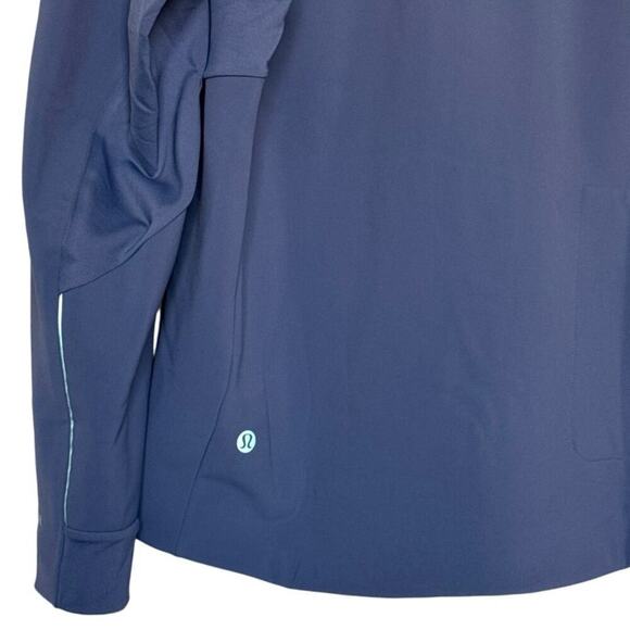 NWOT Lululemon Cross Chill Jacket Mens Size Medium in Blue Running M4AIDS - Picture 7 of 13